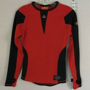 Nord Blanc EU 36 L/S Red Black Top XS/S